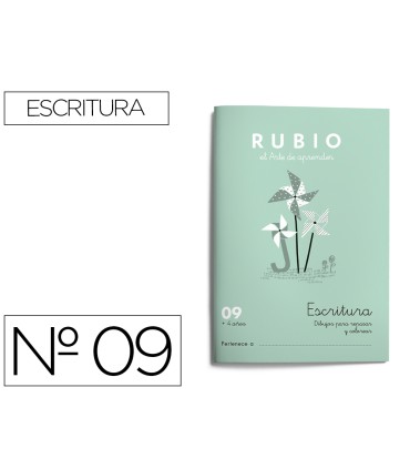 Cuaderno rubio caligrafia nº 09